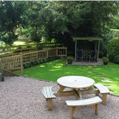 Picnic Bench front Garden